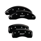 MGP 21188SMGPBK Set of 4: Black finish, Silver