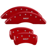 MGP 35008SMGPRD Set of 4: Red finish, Silver