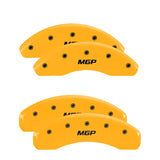 MGP 16229SMGPYL Set of 4: Yellow finish, Black