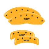 MGP 10095SMGPYL Set of 4: Yellow finish, Black