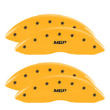 MGP 12203SMGPYL Set of 4: Yellow finish, Black