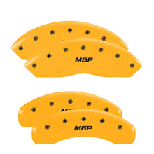 Load image into Gallery viewer, 4-Caliper-Covers-Engraved-Front--Rear--Yellow-Finish-Black-Characters-2000-Ford-F-150