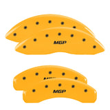MGP 34004SMGPYL Set of 4: Yellow finish, Black