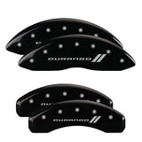 MGP 12204SDGOBK Set of 4: Black finish, Silver Durango ll