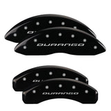 MGP 12204SDG1BK Set of 4: Black finish, Silver Durango (No Stripes)