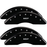MGP 55007SMGPBK Set of 4: Black finish, Silver