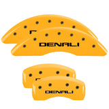 MGP 34001SDNLYL Set of 4: Yellow finish, Black Denali