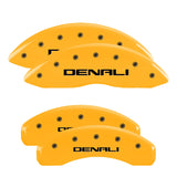 MGP 34005SDNLYL Set of 4: Yellow finish, Black Denali