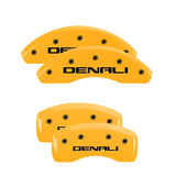 MGP 34215SDNLYL Set of 4: Yellow finish, Black Denali