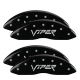 MGP 12203SVIPBK Set of 4: Black finish, Silver Viper (Gen 2)
