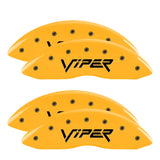 MGP 12203SVIPYL Set of 4: Yellow finish, Black Viper (Gen 2)