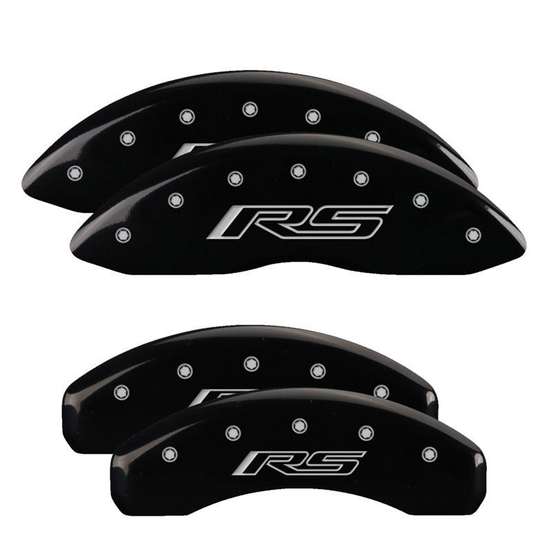 4-Caliper-Covers-Engraved-Front--Rear-Gen-5Rs-Black-Finish-Silver-Ch