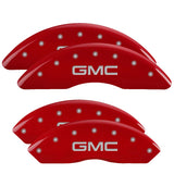 MGP 34210SGMCRD Set of 4: Red finish, Silver GMC