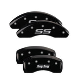 MGP 14050SSS4BK Set of 4: Black finish, Silver SS (Monte Carlo)