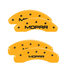 Load image into Gallery viewer, 4-Caliper-Covers-Engraved-Front--Rear-Mopar-Yellow-Finish-Black-Char-1999-Chrysler-Prowler