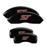 MGP 10231SST1BK Set of 4: Black finish, Silver ST (No Bolts)