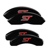 MGP 10244SST1BK Set of 4: Black finish, Silver ST (No Bolts)