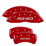 MGP 10222SSHORD Set of 4: Red finish, Silver SHO