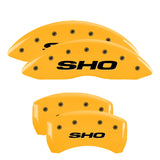 MGP 10222SSHOYL Set of 4: Yellow finish, Black SHO