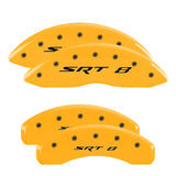 MGP 42002SSR8YL Set of 4: Yellow finish, Black SRT 8