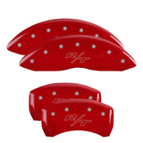 MGP 12181SRTRRD Set of 4: Red finish, Silver RT (Vintage)