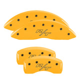 MGP 12192SRTRYL Set of 4: Yellow finish, Black RT (Vintage)