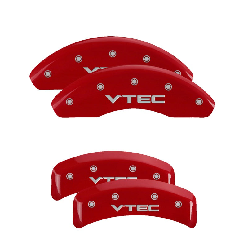 4-Caliper-Covers-Engraved-Front--Rear-Vtech-Red-Finish-Silver-Ch