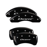 MGP 12199SDR1BK Set of 4: Black finish, Silver Dart (2013, No Stripes)