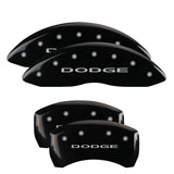 MGP 12181SDD4BK Set of 4: Black finish, Silver Dodge (No Stripes)