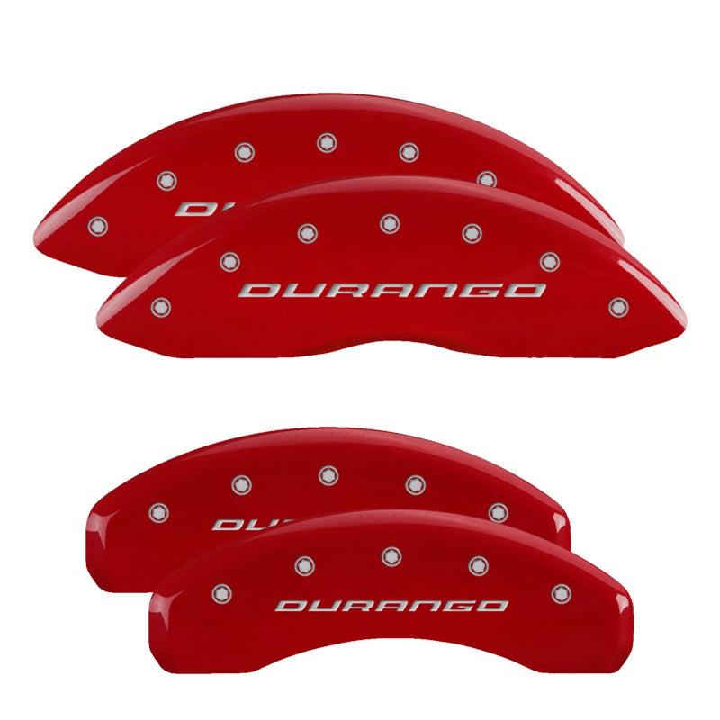 4-Caliper-Covers-Engraved-Front--Rear-With-Out-StripesDurango-Red-Finish-Silver-Ch