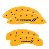 MGP 12088SCH1YL Set of 4: Yellow finish, Black Charger ll