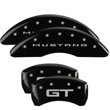 MGP 10200S2MGBK Set of 4: Black finish, Silver Mustang / GT (2015)