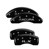 MGP 39012SILXBK Set of 4: Black finish, Silver Acura / ILX
