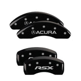 MGP 39003SRSXBK Set of 4: Black finish, Silver Acura / RSX