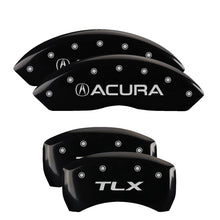 Load image into Gallery viewer, 4-Caliper-Covers-Engraved-Front-Acura-Engraved-Rear-Tlx-Black-Finish-Silver-Ch