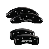 MGP 35023SATSBK Set of 4: Black finish, Silver Cadillac / ATS