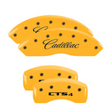 MGP 35010SCT4YL Set of 4: Yellow finish, Black Cadillac / CTS4