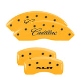 MGP 35010SXLRYL Set of 4: Yellow finish, Black Cadillac / XLR