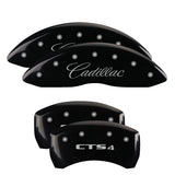 MGP 35020SCT4BK Set of 4: Black finish, Silver Cadillac / CTS4