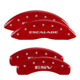 MGP 35014SESVRD Set of 4: Red finish, Silver Escalade / ESV