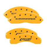 MGP 14240SCR5YL Set of 4: Yellow finish, Black Camaro / RS (Gen 5/6)