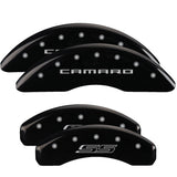 MGP 14241SCS5BK Set of 4: Black finish, Silver Camaro / SS (Gen 5)