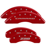 MGP 14011SZ85RD Set of 4: Red finish, Silver Camaro / Z28 (Gen 5)