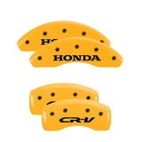 MGP 20221SCRVYL Set of 4: Yellow finish, Black Honda / CR-V