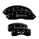 MGP 36006SLCXBK Set of 4: Black finish, Silver Lincoln / MKX
