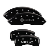 MGP 36018SLCZBK Set of 4: Black finish, Silver Lincoln / MKZ