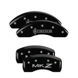 MGP 36008SLCZBK Set of 4: Black finish, Silver Lincoln / MKZ