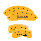 MGP 36018SLCZYL Set of 4: Yellow finish, Black Lincoln / MKZ