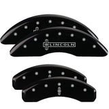 MGP 36010SLC1BK Set of 4: Black finish, Silver Lincoln / Star logo