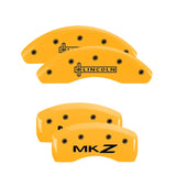 MGP 36008SLCZYL Set of 4: Yellow finish, Black Lincoln / MKZ